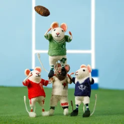 Sew Heart Felt Wales Rugby Mouse- Children