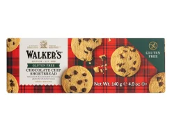 Tea & Biscuits Walkers Shortbread Gluten Free Chocolate Chip Shortbread- Holiday Treats|Christmas