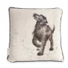 Wrendale Designs 'Walkies' Decorative Pillow- Pillows & Throws
