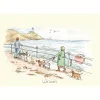 Two Bad Mice Walkies  Greetings Card- Greeting Cards
