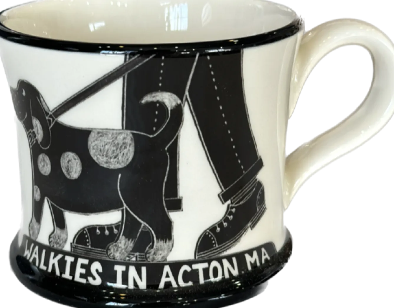 Moorland Pottery Walkies in Acton, MA Mug by- Tea|Whimsical