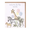 Wrendale Designs 'Welcome to the World' Greetings Card- Greeting Cards