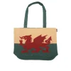 Woven Magic Welsh Dragon Vintage Zipped Tote Bag- Bags
