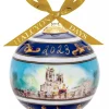 Halcyon Days Westminster Abbey Bone China 4" Large Bauble- Royal