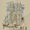 Sean Webb Art Westminster Abbey Card- Greeting Cards|Art