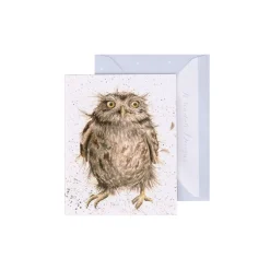 Wrendale Designs 'What a Hoot' Owl Enclosure Card- Greeting Cards
