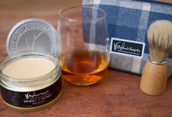The Highland Soap Company Whisky & Honey Wash Bag & Shaving Kit- Soaps & Lotions