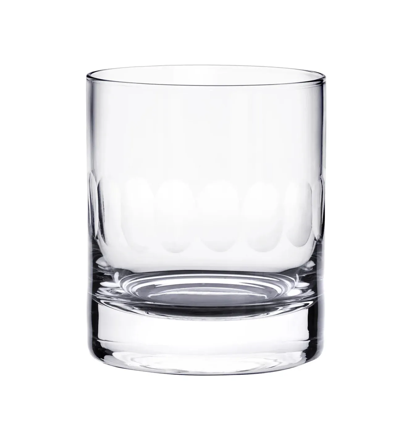 The Vintage List Whisky Glass with Lens Design by- Glassware