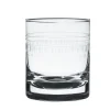 The Vintage List Whisky Glass with Ovals Design by- Glassware