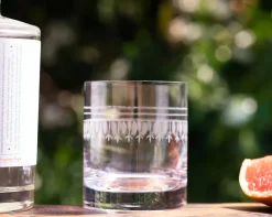 The Vintage List Whisky Glass with Ovals Design by- Glassware