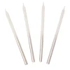 Talking Tables White and Silver Birthday Candles - 16 pack- Greeting Cards
