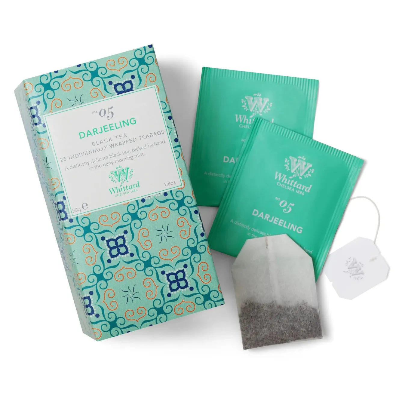 Whittard of Chelsea Whittard Tea Discoveries Darjeeling Individually Wrapped Tea Bags- Tea