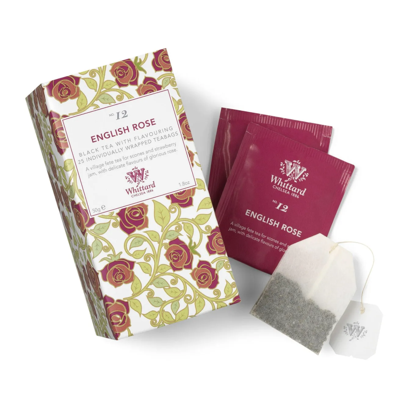 Whittard of Chelsea Whittard Tea Discoveries English Rose Tea Bags- Tea