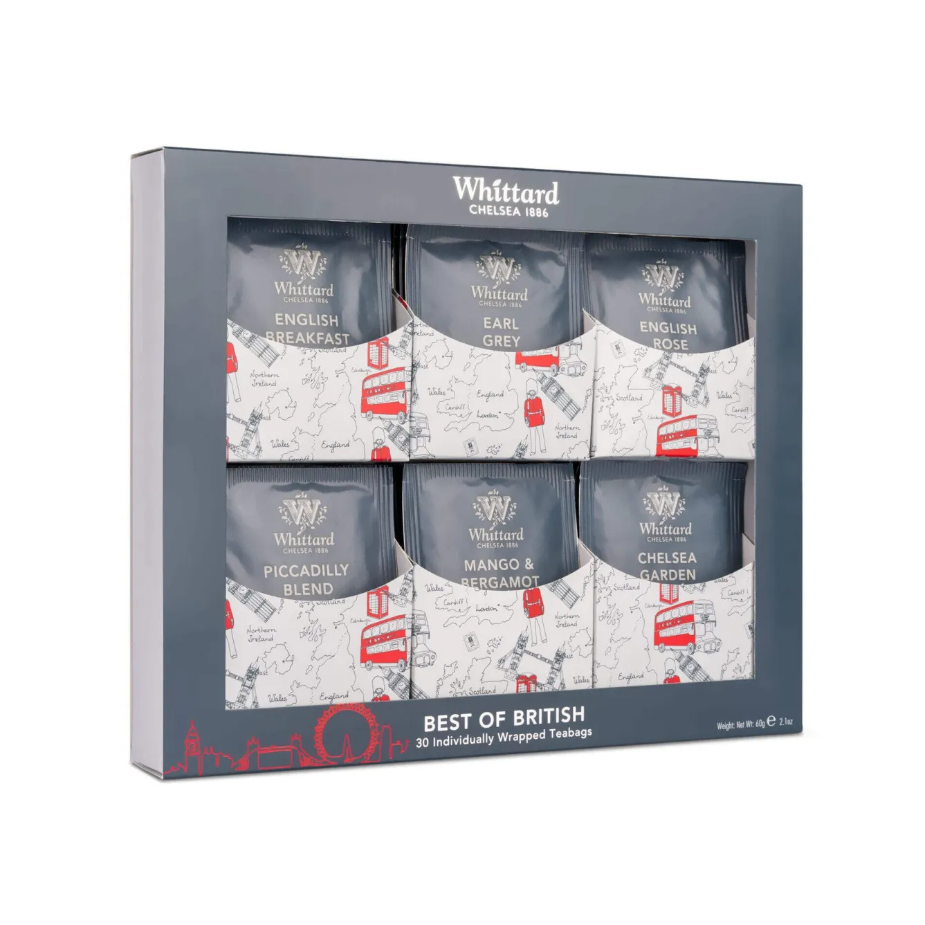 Whittard of Chelsea Whittard Tourist Best of British Gift Set- Tea