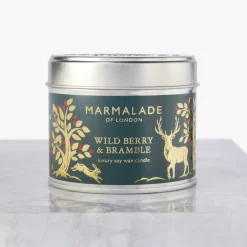 Marmalade of London Wild Berry & Bramble Medium Tin Candle- Home Fragrance