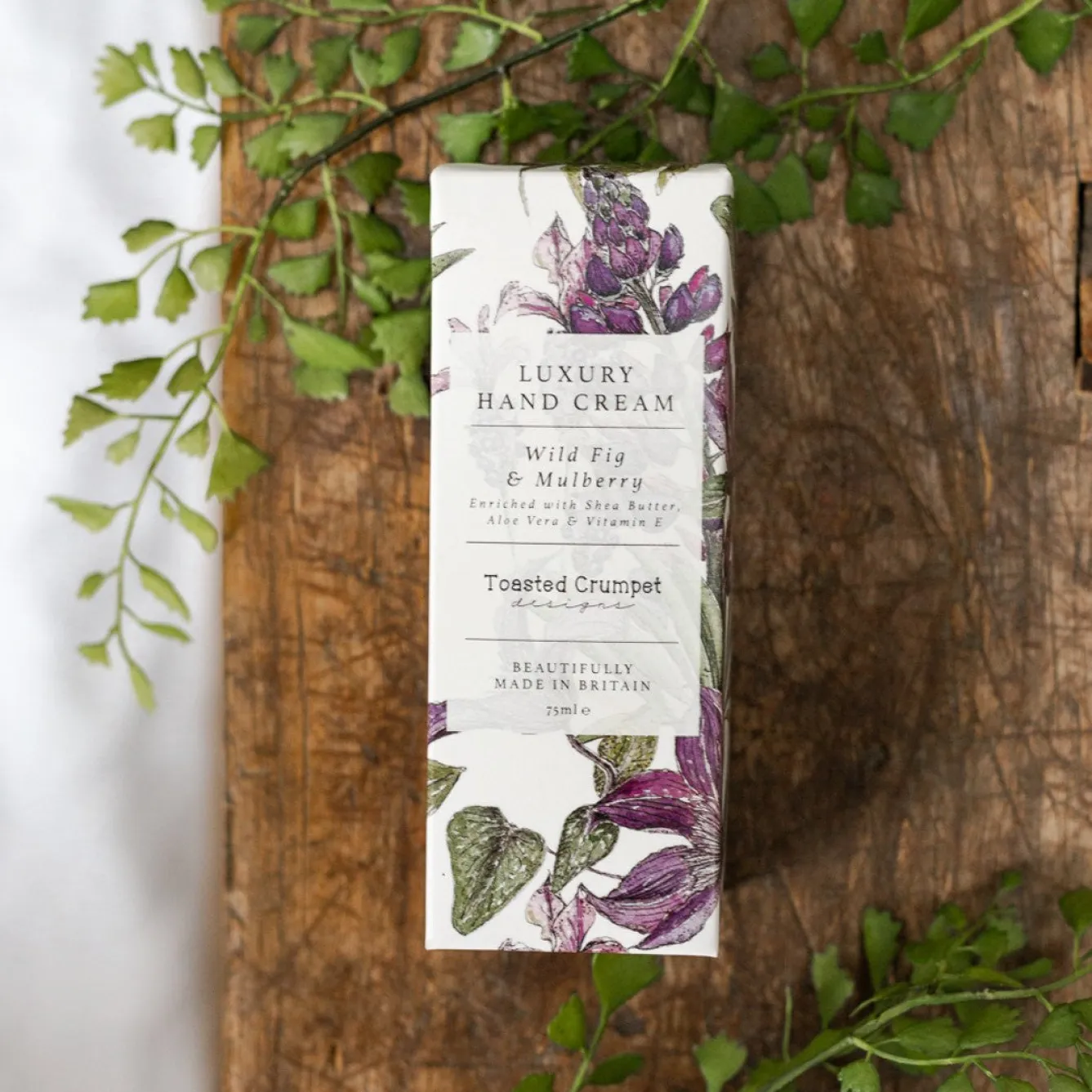 Toasted Crumpet Wild Fig Luxury Hand Cream 75ml- Soaps & Lotions