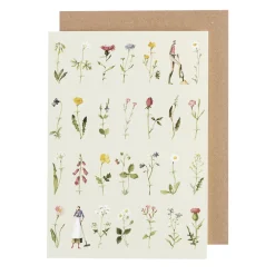 Laura Stoddart Wild Flowers Greetings Card- Greeting Cards