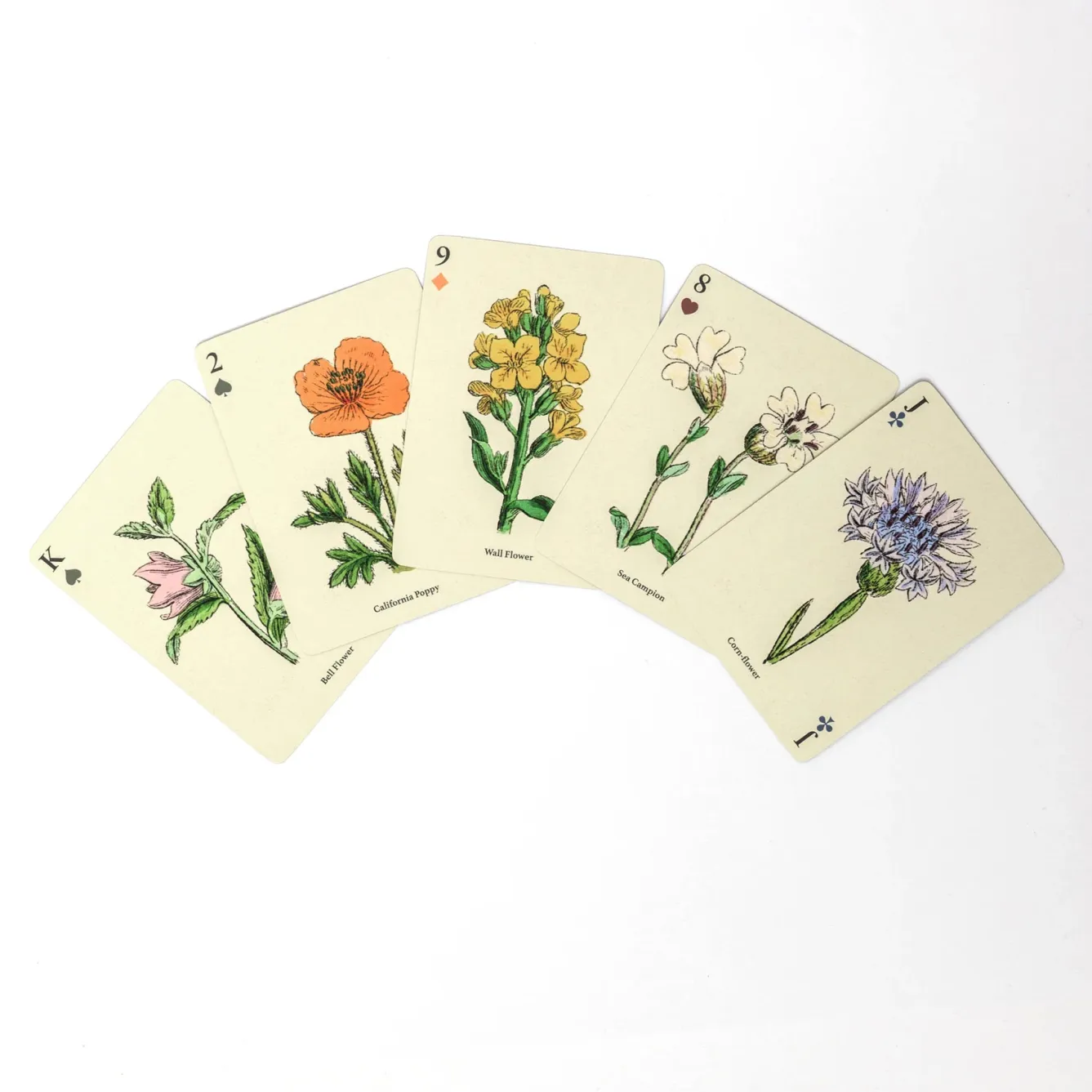 Roomytown Wildflowers Playing Cards- Puzzles