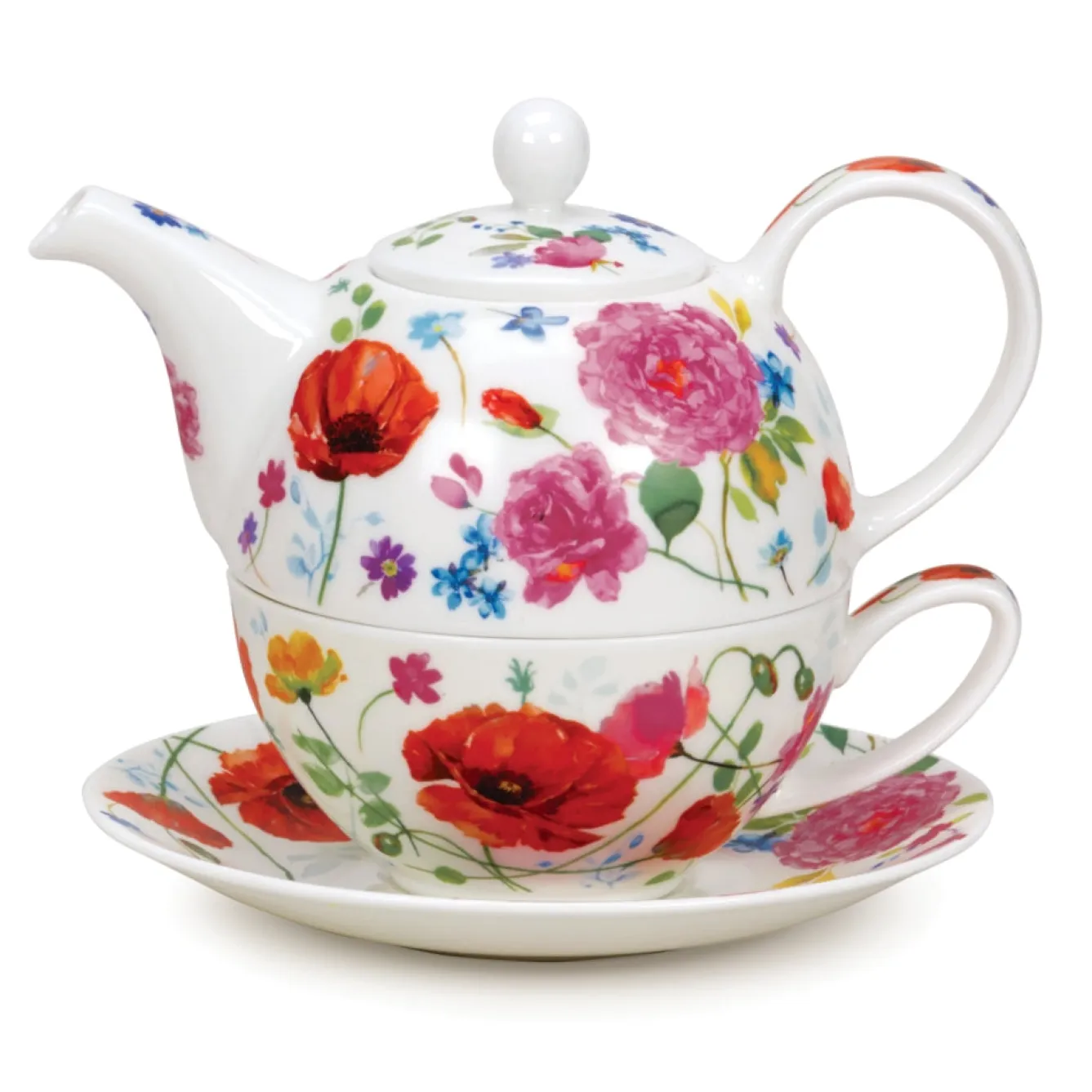 Dunoon Wild Garden Teapot for One- Tea|Tea