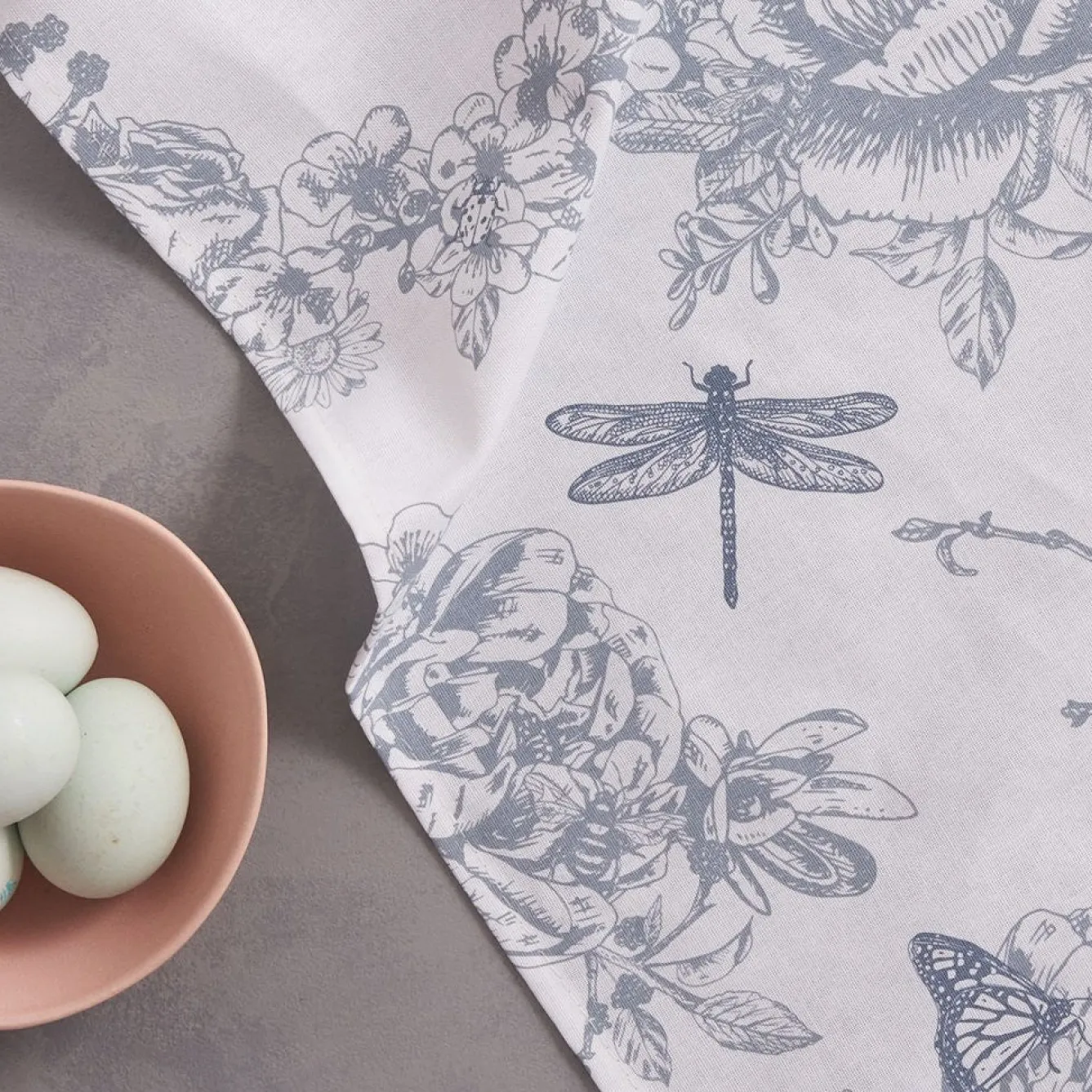 Victoria Eggs Wildlife in Spring Tea Towel- Tea|Tea Towels