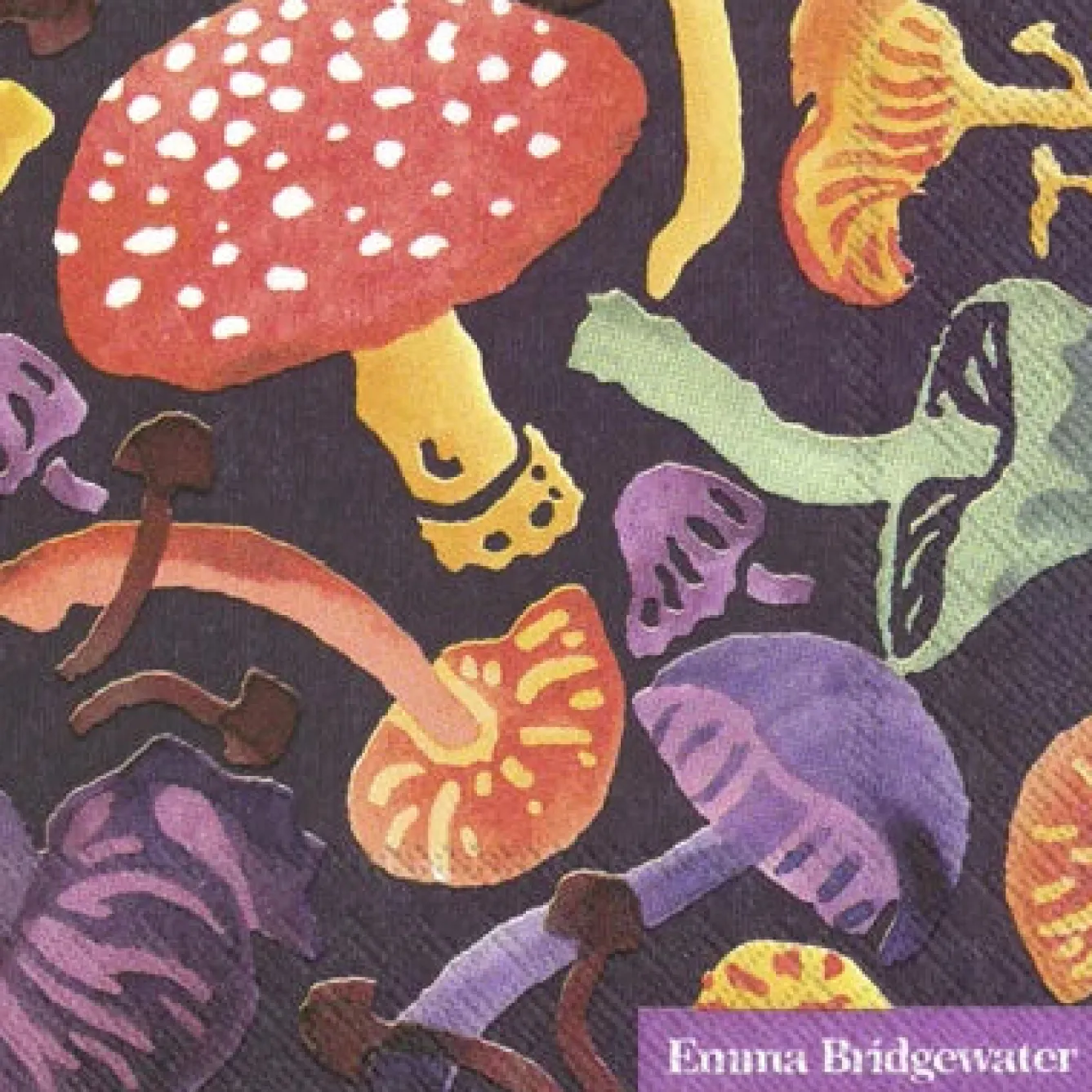 Emma Bridgewater Wild Mushrooms Napkins- Halloween|Picnic