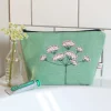 Poppy Treffry Wild Parsley Embroidered Lined Make Up Bag- Storage|Bags