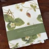 Sophia Davenport Wild Strawberry Linen Union Tea Towel- Tea|Tea Towels