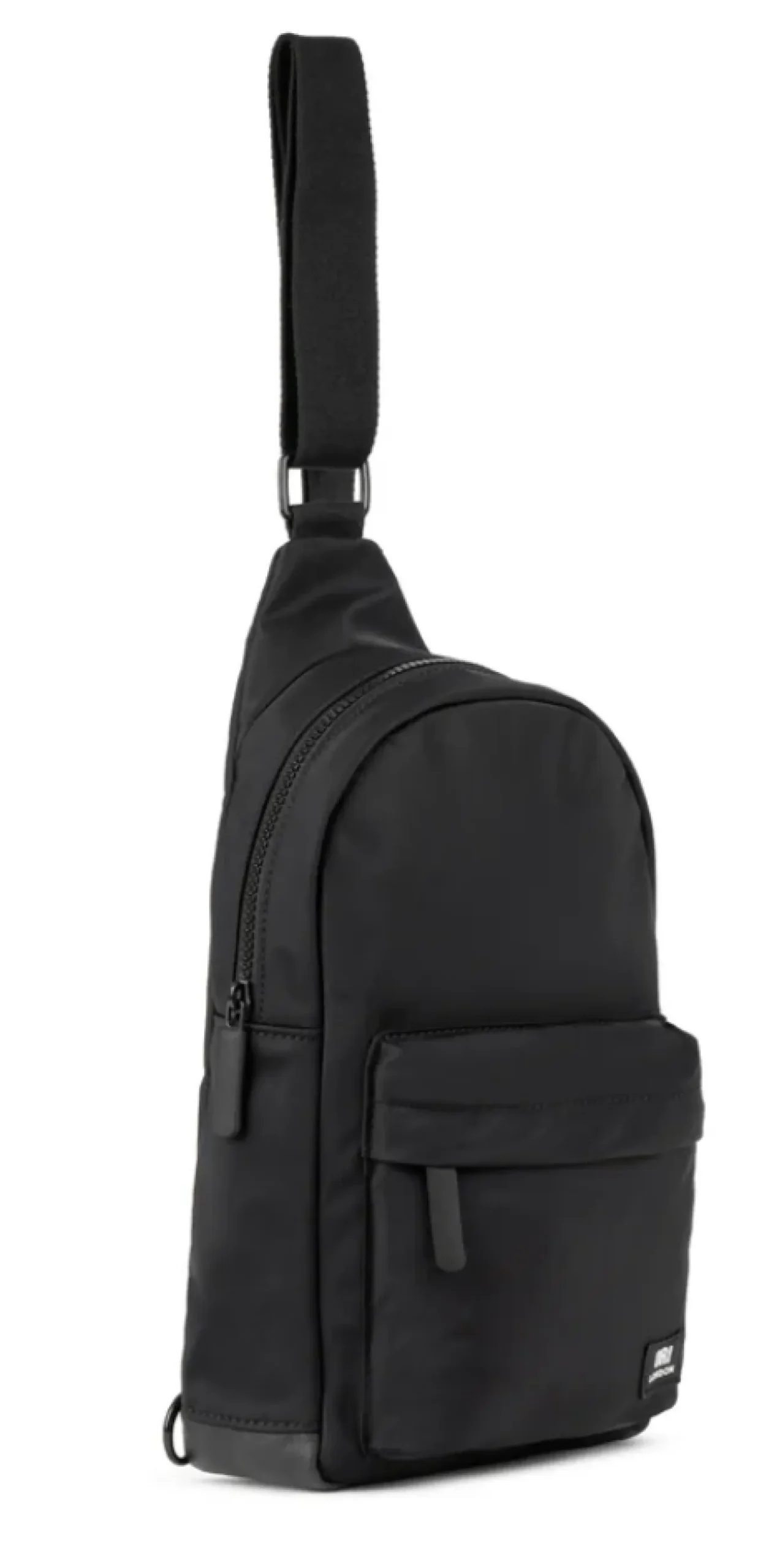 Ori London Willesdon B All Black Recycled Nylon Crossbody Bag- Large- Bags