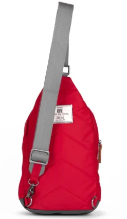 Ori London Willesdon B Cranberry Recycled Nylon Crossbody Bag- Large- Bags
