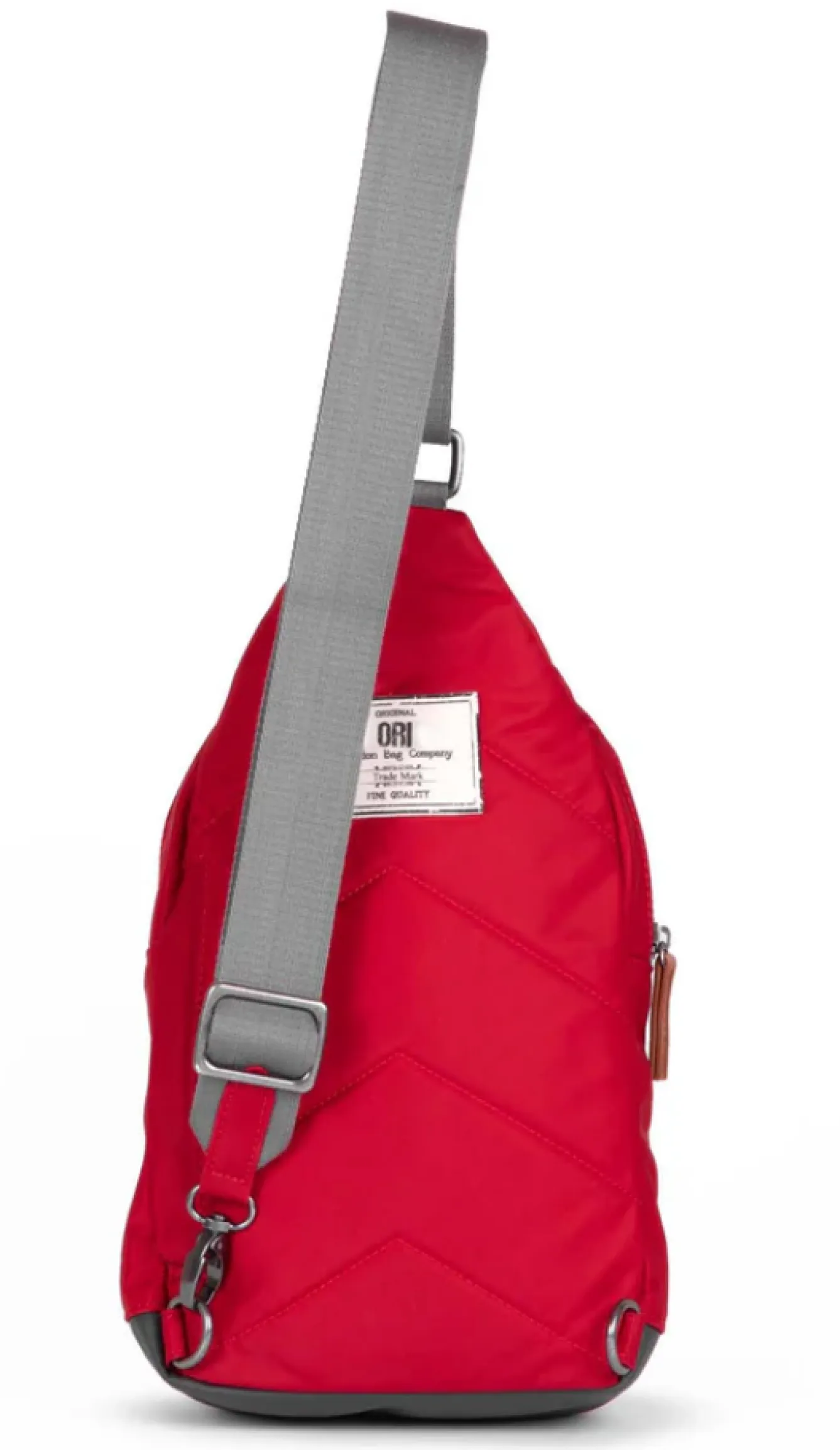 Ori London Willesdon B Cranberry Recycled Nylon Crossbody Bag- Large- Bags
