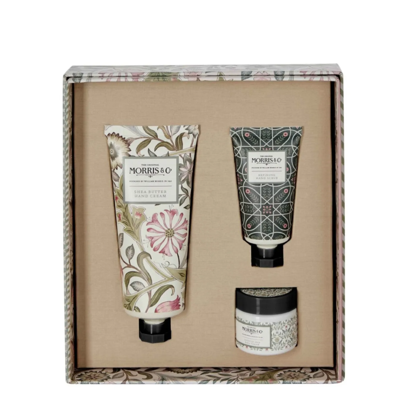 William Morris Jasmine Green Tea Hand Care Treats Set- Soaps & Lotions