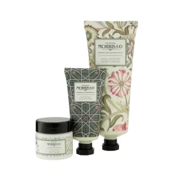 William Morris Jasmine Green Tea Hand Care Treats Set- Soaps & Lotions