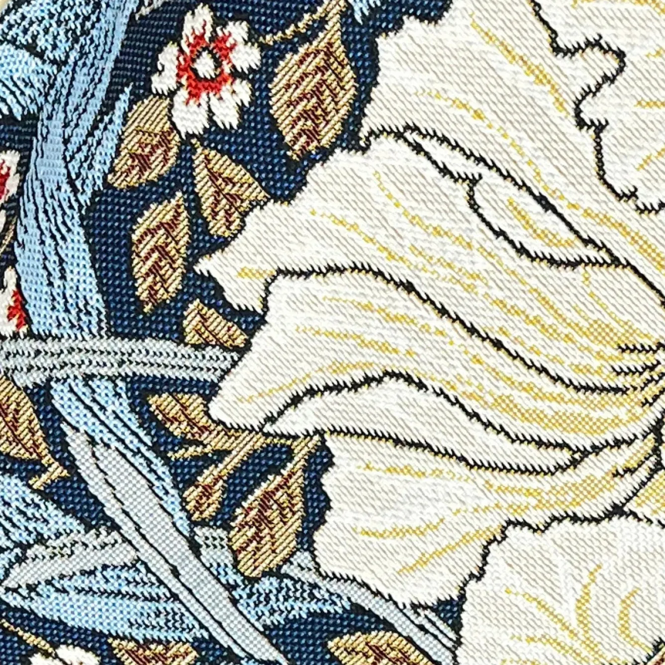 Signare William Morris Pimpernel and Thyme Blue Pillow- Pillows & Throws