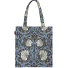 Signare William Morris Pimpernel and Thyme Blue Flat Tote Bag- Bags