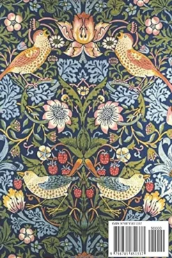 Customworks William Morris Strawberry Thief A5 Hardback Notebook- Stationery