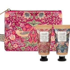 William Morris Strawberry Thief Hand Care Bag- Soaps & Lotions