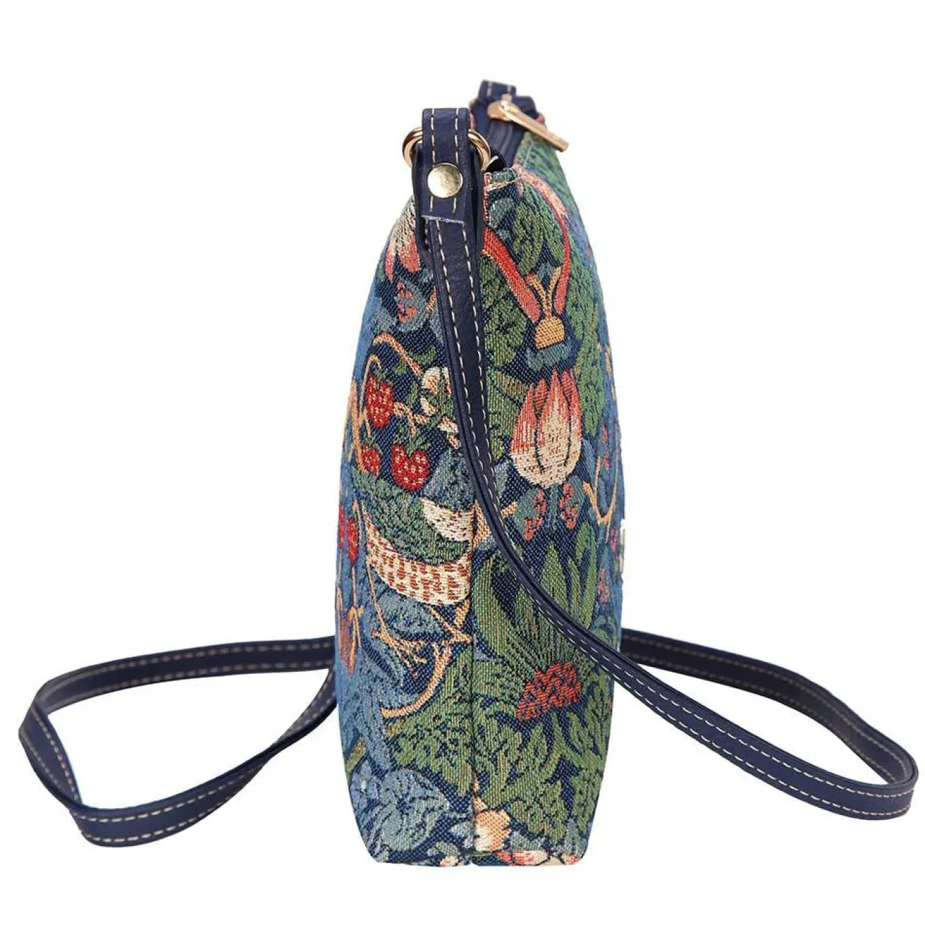 Signare William Morris Strawberry Thief Blue Sling Bag- Bags