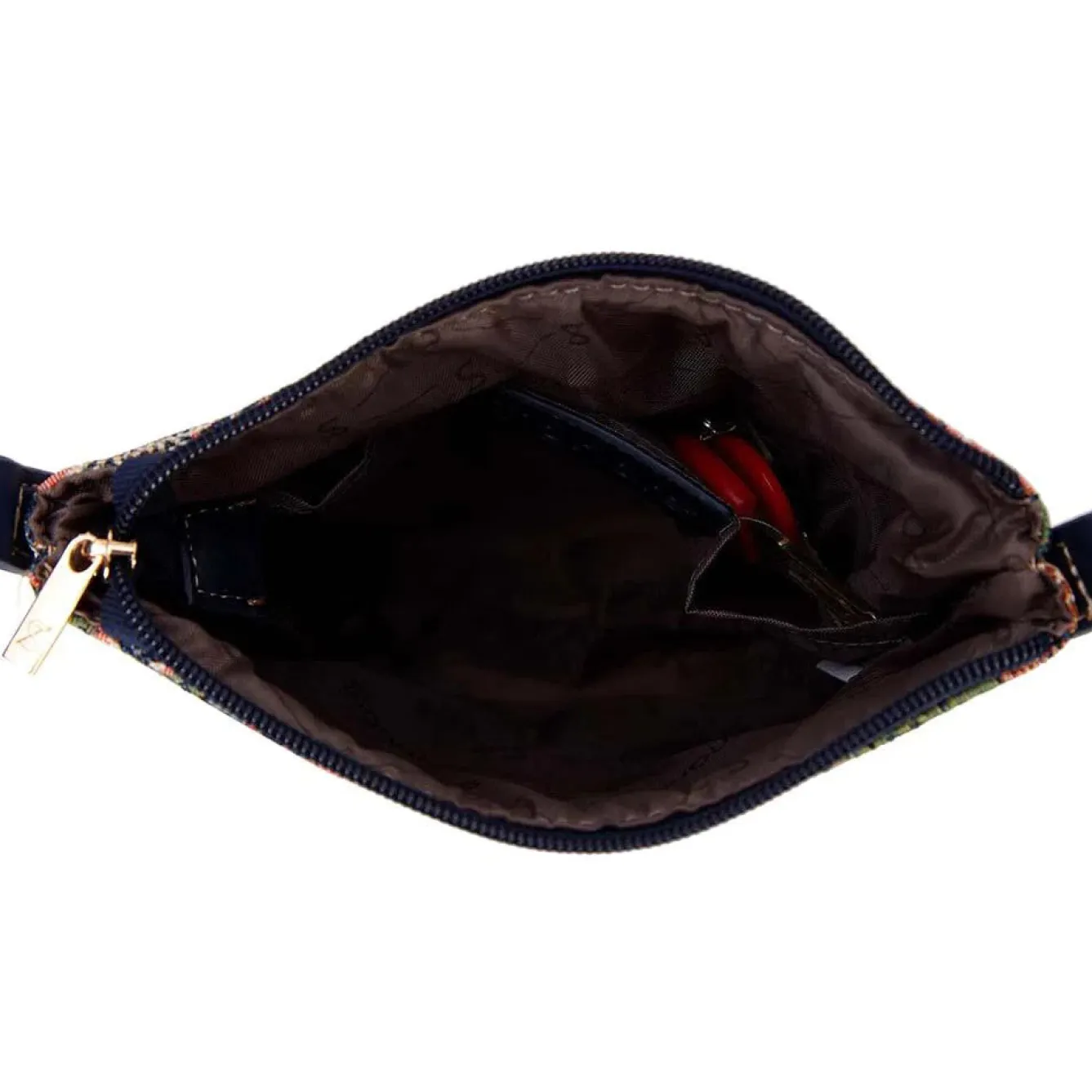 Signare William Morris Strawberry Thief Blue Sling Bag- Bags