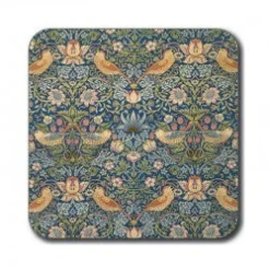 Customworks William Morris Strawberry Thief Coaster- Coasters