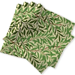 William Morris Willow Bough Napkins - Set of 4- Napkins|Napkins