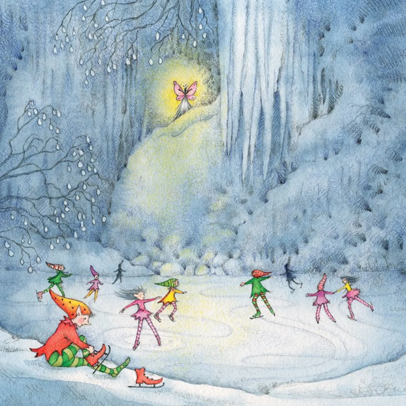 Moongazer Cards Winter Faeries Greeting Card- Christmas Cards|Greeting Cards