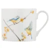 Jane Abbott Designs Winter Jasmine & Blue Tit Small Mug- Tea|Flowers & Garden