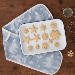 Thornback & Peel Winter Rabbit Double Oven Glove- Christmas|Tea