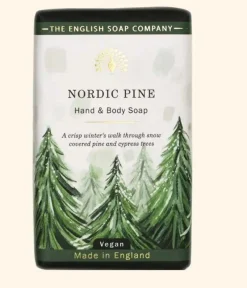 English Soap Company Wintertide Nordic Pine Soap - 190g- Soaps & Lotions