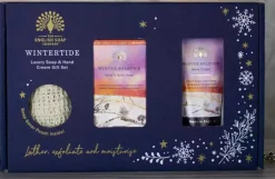 English Soap Company Wintertide "Polar Lights" Soap and Hand Cream Gift Set- Soaps & Lotions