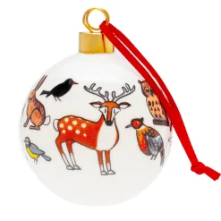 Alison Gardiner Winter Wildlife Bauble Boxed- Christmas Decorations|Seasonal Decor
