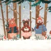 Dapple & Dot Wintery Bears Wooden Decorations- Christmas