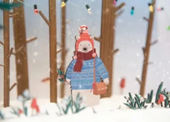 Dapple & Dot Wintery Bears Wooden Decorations- Christmas