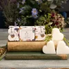 Toasted Crumpet 'With Love' Regency Gardens Mini Moments Boxed Trio of Heart Soaps- Soaps & Lotions
