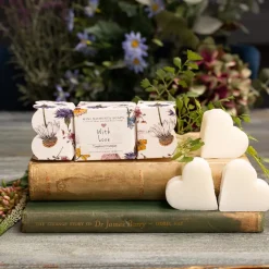 Toasted Crumpet 'With Love' Regency Gardens Mini Moments Boxed Trio of Heart Soaps- Soaps & Lotions